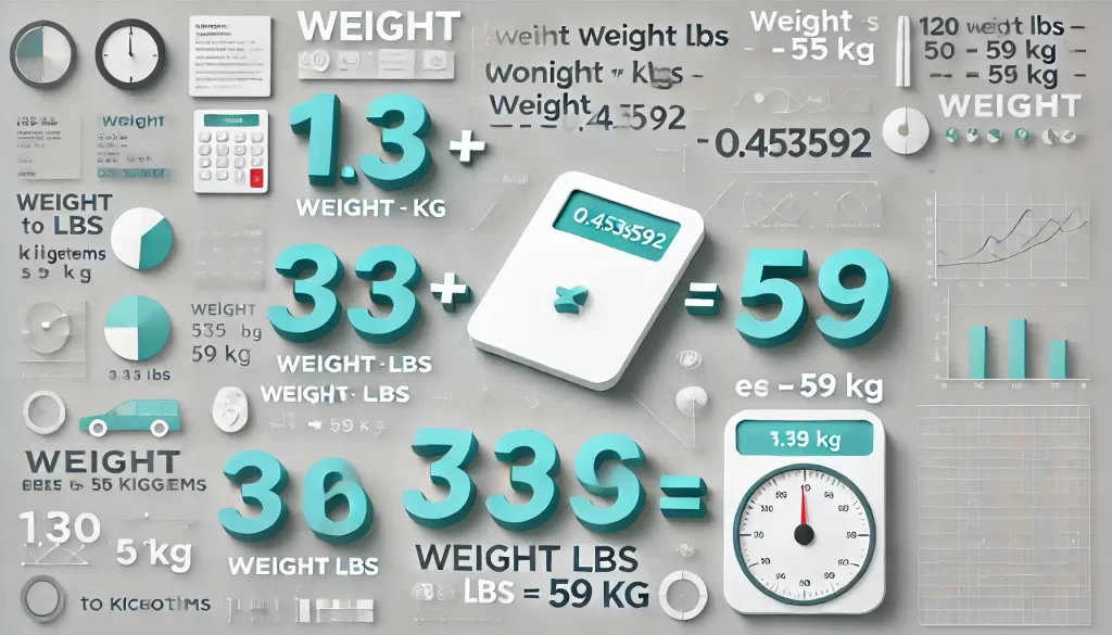130 Pounds to Kilograms