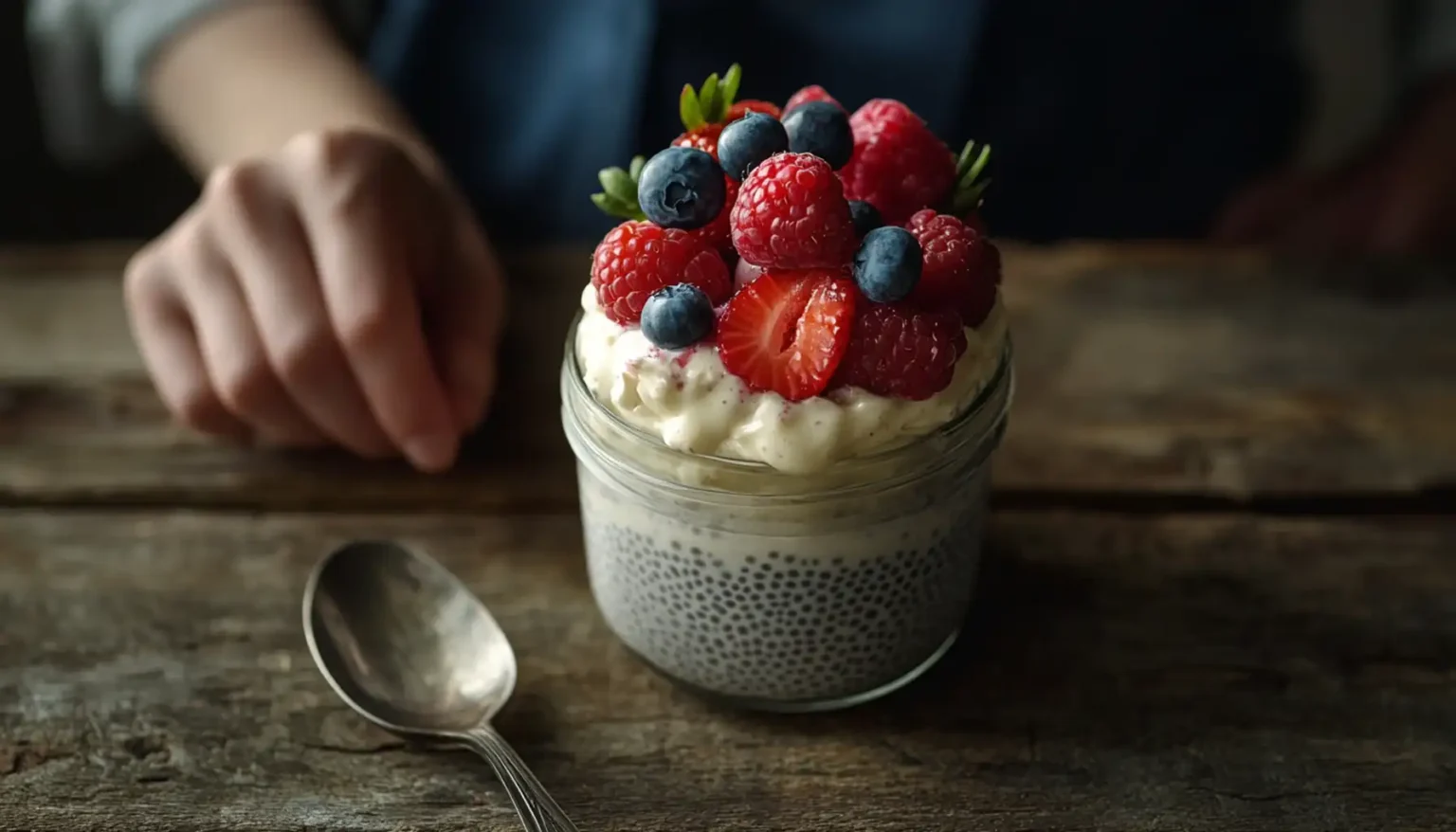 Chia Seed Pudding with Berries