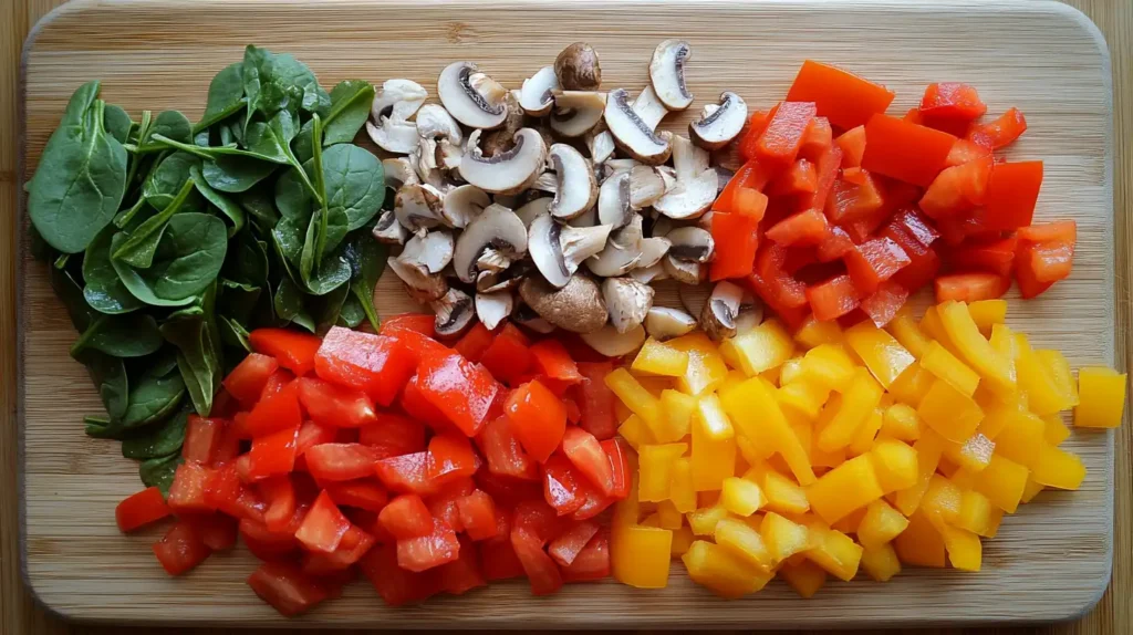 Veggie Omelet in 10 Minutes