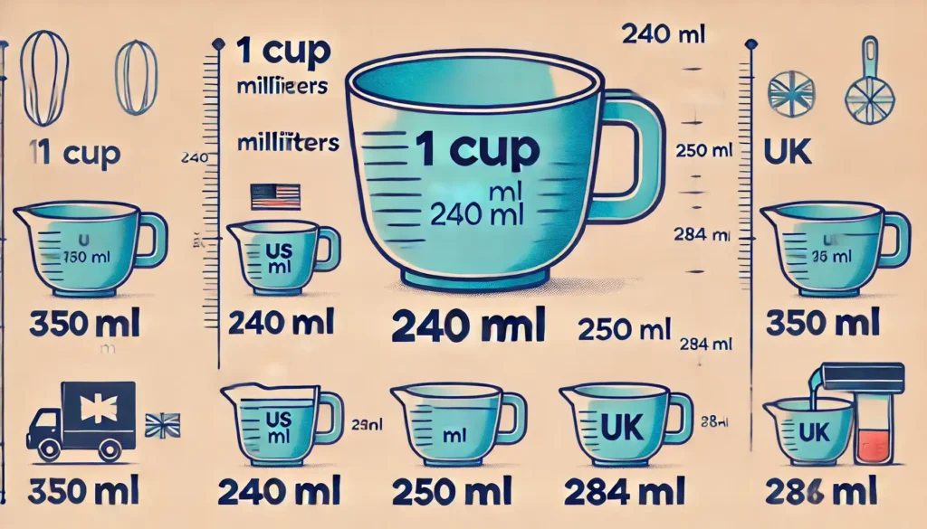 1 Cup to Milliliters