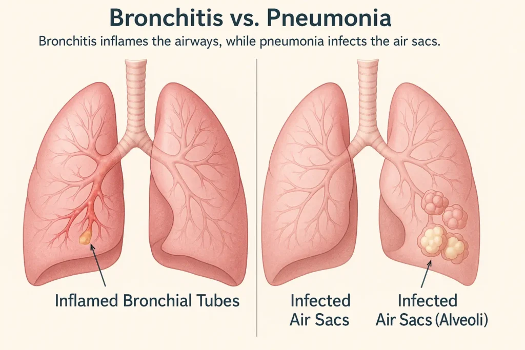 Bronchitis or Pneumonia