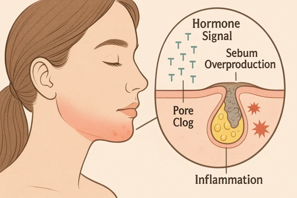 Hormonal Chin Acne